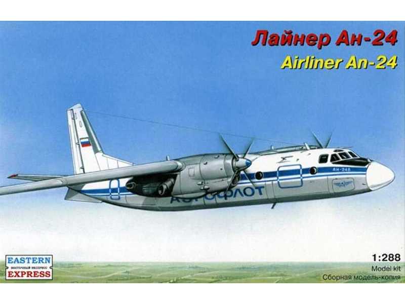 Antonov An-24B Russian short / medium haul passenger aircraft, A - zdjęcie 1 Antonov An-24B Russian short / medium haul passenger aircraft, A - zdjęcie 1