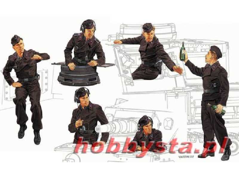 Figurki German Tank Crew 1939-1943 - zdjęcie 1 Figurki German Tank Crew 1939-1943 - zdjęcie 1