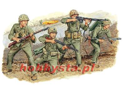 Figurki U.S. Marines IWO JIMA 1945  - zdjęcie 1