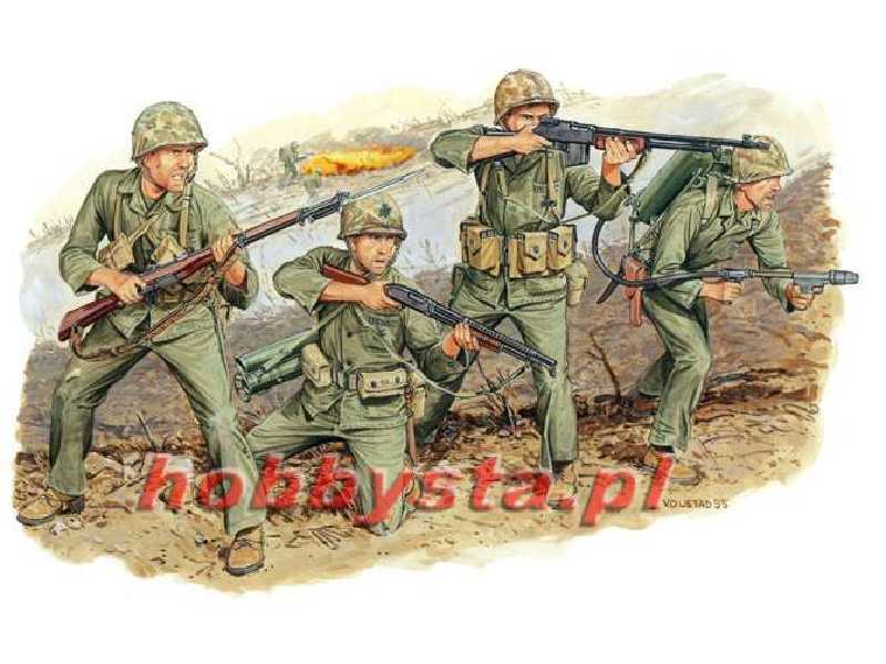 Figurki U.S. Marines IWO JIMA 1945  - zdjęcie 1