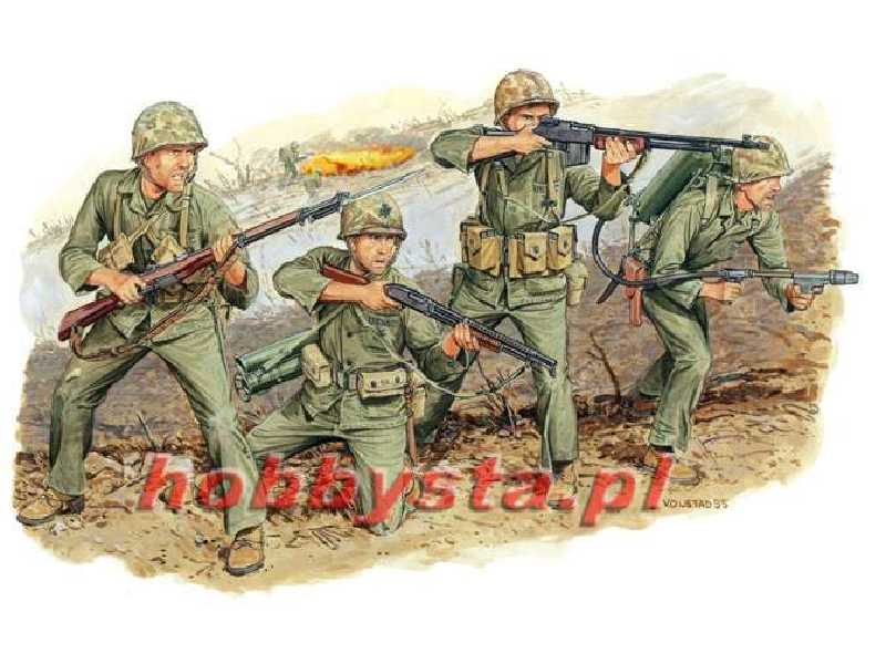Figurki U.S. Marines IWO JIMA 1945 - zdjęcie 1 Figurki U.S. Marines IWO JIMA 1945 - zdjęcie 1
