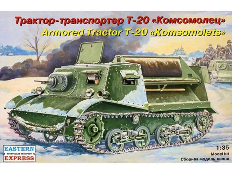 Russian armoured artillery tractor T-20 Komsomolets - zdjęcie 1