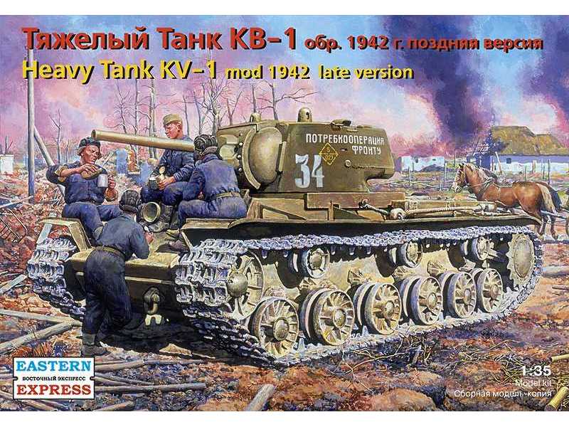 KV-1 Russian heavy tank, model 1942, late version - zdjęcie 1