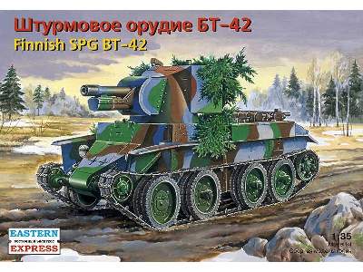 BT-42 Finnish assault gun on BT-7 tank's chassis - zdjęcie 1