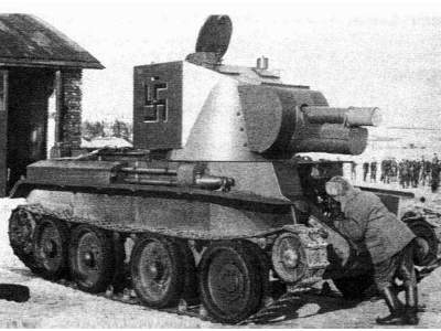 BT-42 Finnish assault gun on BT-7 tank's chassis - zdjęcie 7