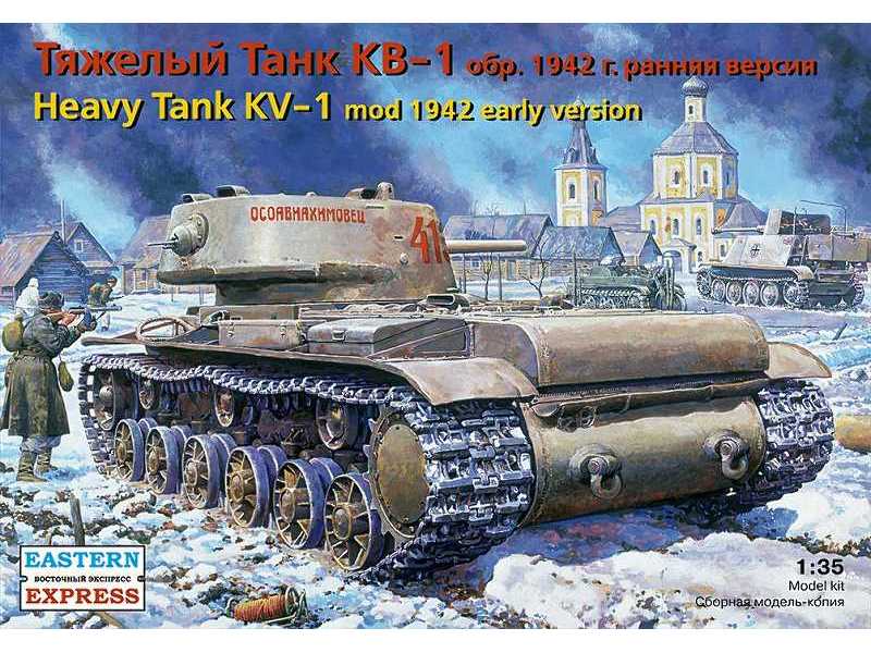 KV-1 Russian heavy tank, model 1942, early version - zdjęcie 1 KV-1 Russian heavy tank, model 1942, early version - zdjęcie 1