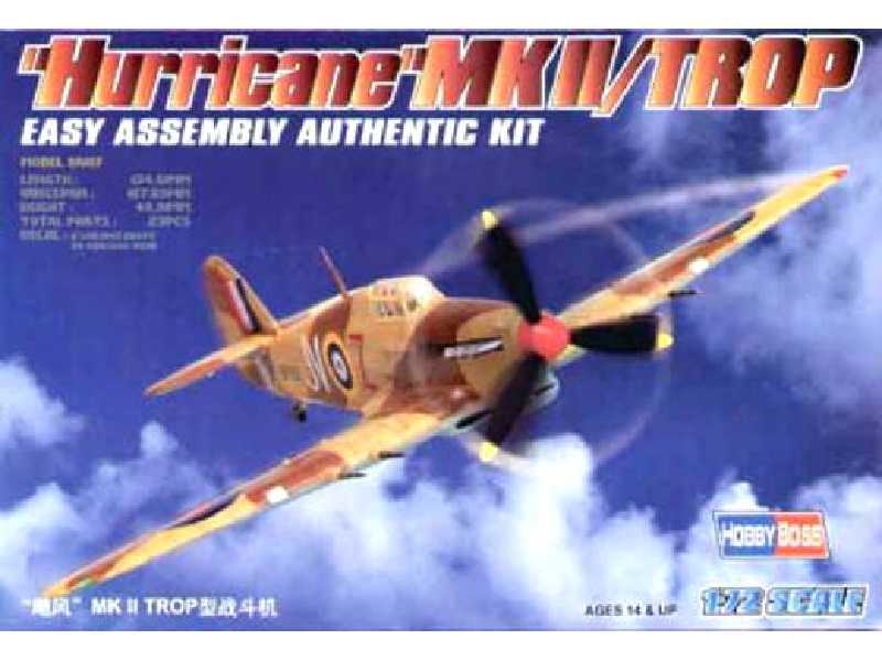 Hurricane MK II/TROP myśliwiec - zdjęcie 1 Hurricane MK II/TROP myśliwiec - zdjęcie 1