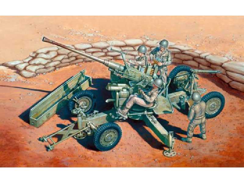 Działo przeciwlotnicze Bofors z obsługą - zdjęcie 1 Działo przeciwlotnicze Bofors z obsługą - zdjęcie 1