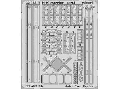 F-104C exterior 1/32 - Italeri - zdjęcie 3