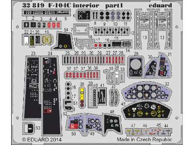 F-104C interior S. A. 1/32 - Italeri - zdjęcie 2