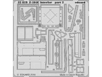 F-104C interior S. A. 1/32 - Italeri - zdjęcie 3