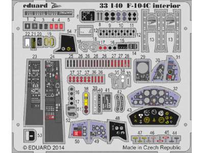 F-104C interior S. A. 1/32 - Italeri - zdjęcie 1