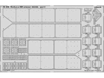 Merkava IID armour shields 1/35 - Academy Minicraft - zdjęcie 2