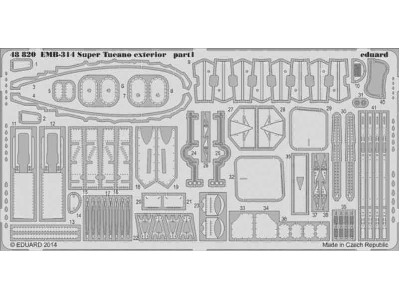 EMB-314 Super Tucano exterior 1/48 - Hobby Boss - zdjęcie 1