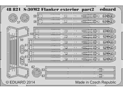 S-30M-2 Flanker exterior 1/48 - Academy Minicraft - zdjęcie 3