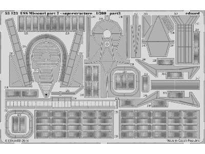 USS Missouri part 7 - superstructure 1/200 - Trumpeter - zdjęcie 4