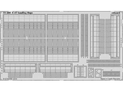 C-47 landing flaps 1/72 - Airfix - zdjęcie 1