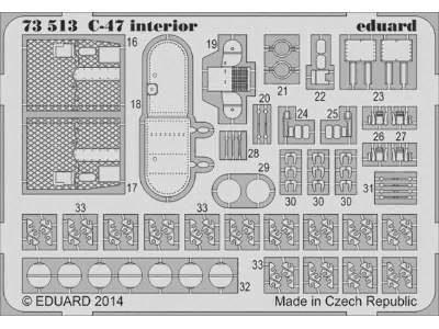 C-47 interior S. A. 1/72 - Airfix - zdjęcie 1