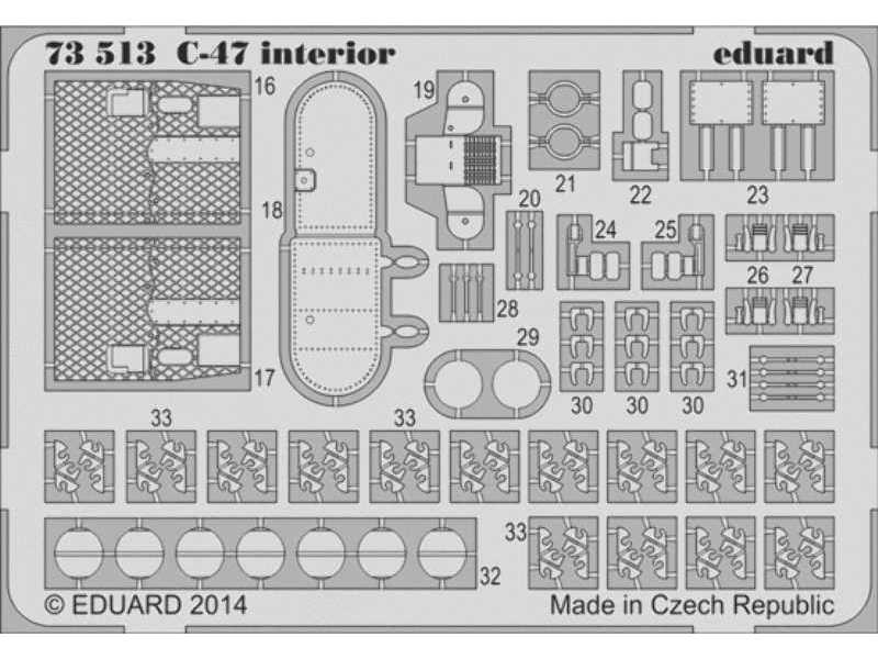 C-47 interior S. A. 1/72 - Airfix - zdjęcie 1 C-47 interior S. A. 1/72 - Airfix - zdjęcie 1
