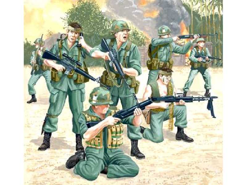 Żołnierze amerykańscy - Wietnam - zdjęcie 1