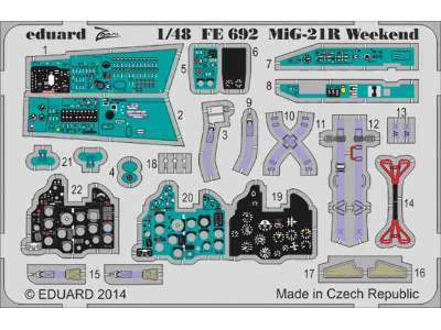 MiG-21R Weekend 1/48 - Eduard - zdjęcie 1