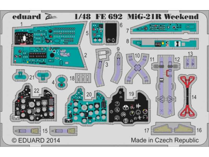 MiG-21R Weekend 1/48 - Eduard - zdjęcie 1