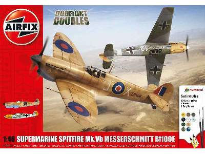 Supermarine Spitfire MkVb Messerschmitt Bf109E Dogfight Doubles - zdjęcie 1