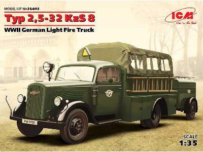 Opel Blitz Typ 2,5-32 KzS 8 niemiecki wóz strażacki - zdjęcie 1
