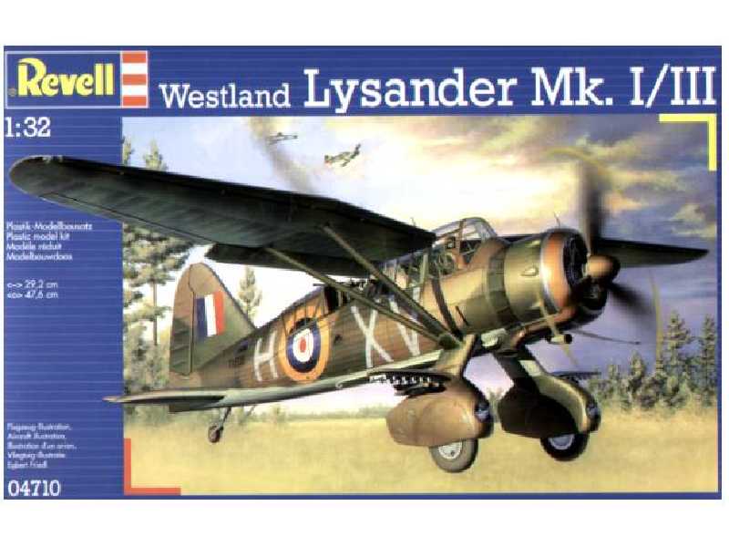 Westland Lysander Mk. I/III - zdjęcie 1 Westland Lysander Mk. I/III - zdjęcie 1