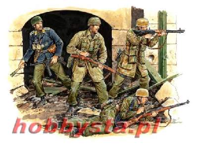 Figurki German Fallschirmjager Monte Cassino 1944 Premium Ed. - zdjęcie 1