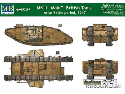 MK II Male - bitwa pod Arras - 1917 - zdjęcie 3