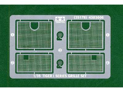 Tiger I Series Etched Grille                                     - zdjęcie 1