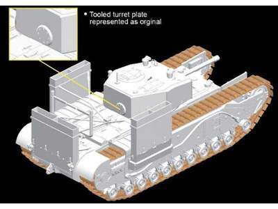 Churchill Mk.III z zestawem do brodzenia - Dieppe France 1942 - zdjęcie 11