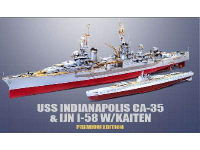 USS Indianapolis CA-35 & IJN I-58 w/Kaiten - Premium Edition - zdjęcie 5