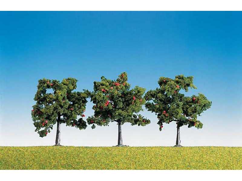 3 jabłonie z owocami - 80 mm - zdjęcie 1 3 jabłonie z owocami - 80 mm - zdjęcie 1