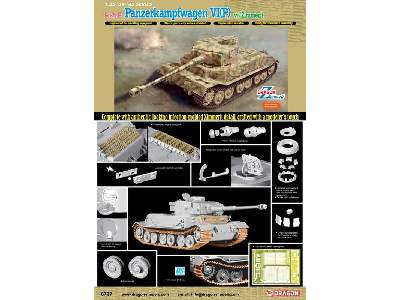 Sd.Kfz.181 Panzerkampfwagen VI(P) Tiger w/Zimmerit - zdjęcie 2