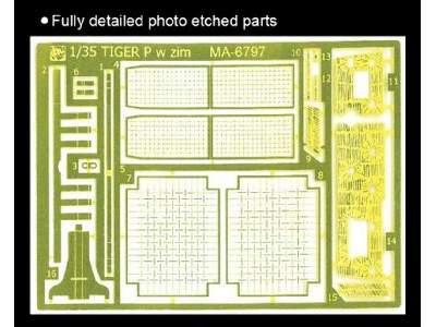 Sd.Kfz.181 Panzerkampfwagen VI(P) Tiger w/Zimmerit - zdjęcie 16