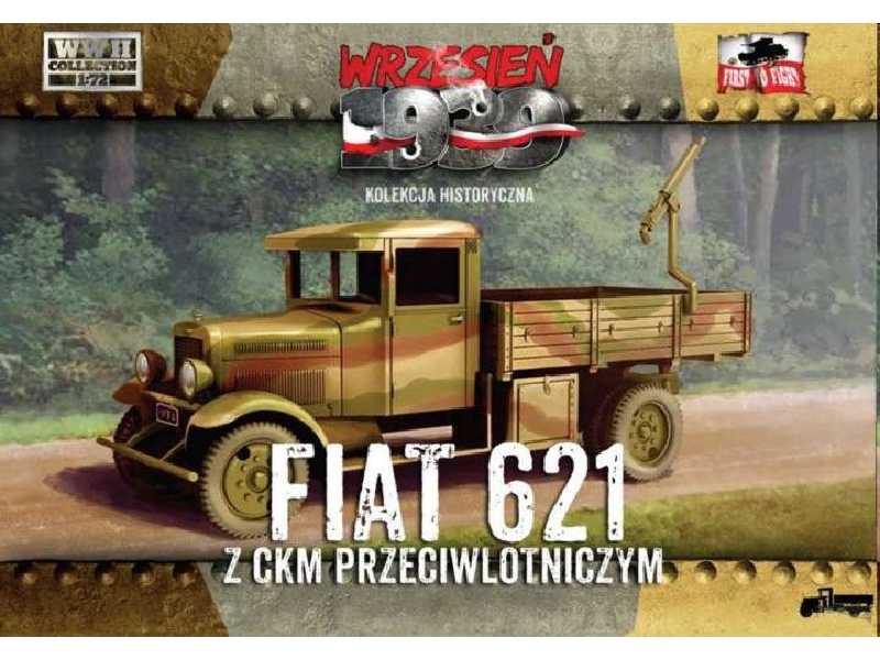 Polski Fiat 621 z przeciwlotniczym CKM - zdjęcie 1 Polski Fiat 621 z przeciwlotniczym CKM - zdjęcie 1