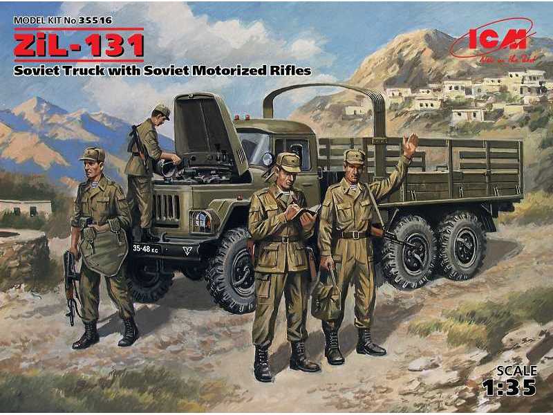 ZiL-131 - ciężarówka z figurkami - 1979-1988 - zdjęcie 1 ZiL-131 - ciężarówka z figurkami - 1979-1988 - zdjęcie 1