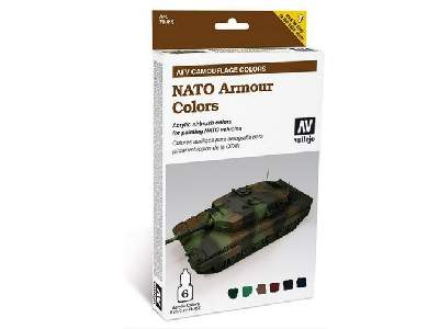 Zestaw farb Model Air - NATO Armour Colors - 6 farb - zdjęcie 1