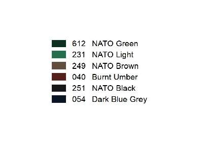 Zestaw farb Model Air - NATO Armour Colors - 6 farb - zdjęcie 2