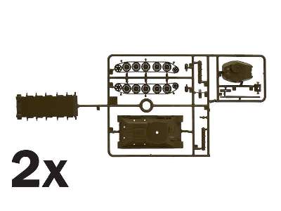 T-34/85 - 2 modele do szybkiego złożenia - zdjęcie 6