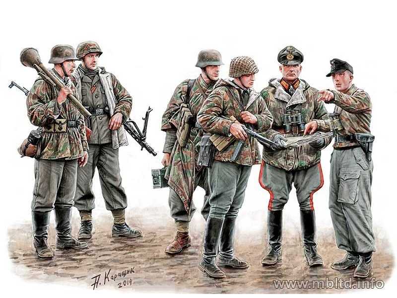 Niemieccy żołnierze - 1945 - zdjęcie 1