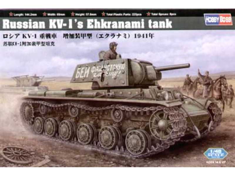 Russian KV-1 Ehkranami tank - zdjęcie 1 Russian KV-1 Ehkranami tank - zdjęcie 1