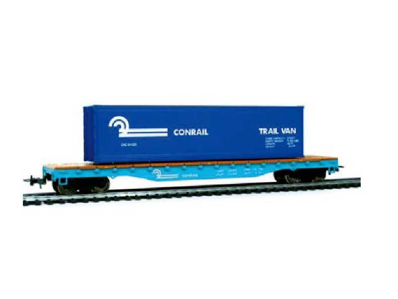 Platforma z kontenerem Conrail - zdjęcie 1 Platforma z kontenerem Conrail - zdjęcie 1