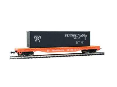 Platforma z kontenerem PRR - Pennsylvania  - zdjęcie 1