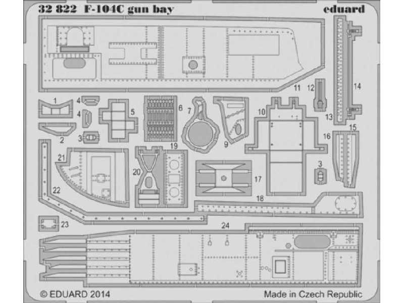 F-104C gun bay 1/32 - Italeri - zdjęcie 1