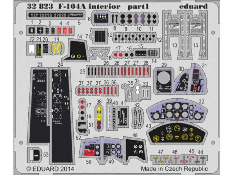 F-104A interior S. A. 1/32 - Italeri - zdjęcie 1 F-104A interior S. A. 1/32 - Italeri - zdjęcie 1