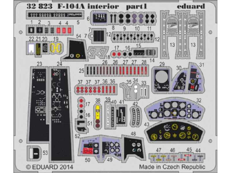 F-104A interior S. A. 1/32 - Italeri - zdjęcie 1