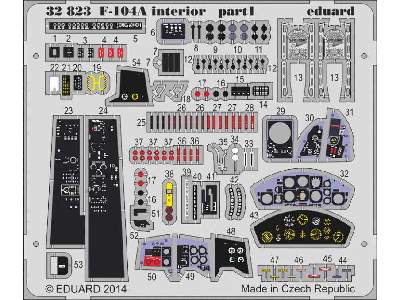 F-104A interior S. A. 1/32 - Italeri - zdjęcie 2